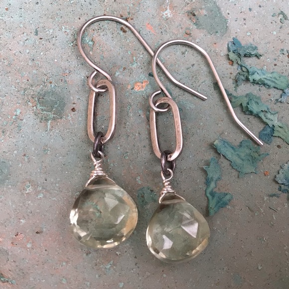 Sundance charm Natural Prasiolite Earrings - Picture 3 of 13